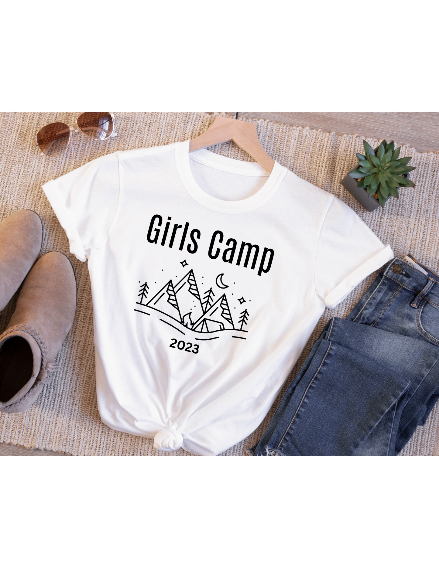Girl's Camp 2023 Mountains T-Shirt